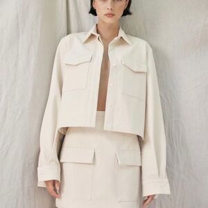Matin Studio Denim Cropped Jacket M